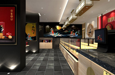 酥侯糕點品牌連鎖店面空間設計