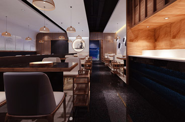 石笠仙蒸汽石鍋魚店面空間設計